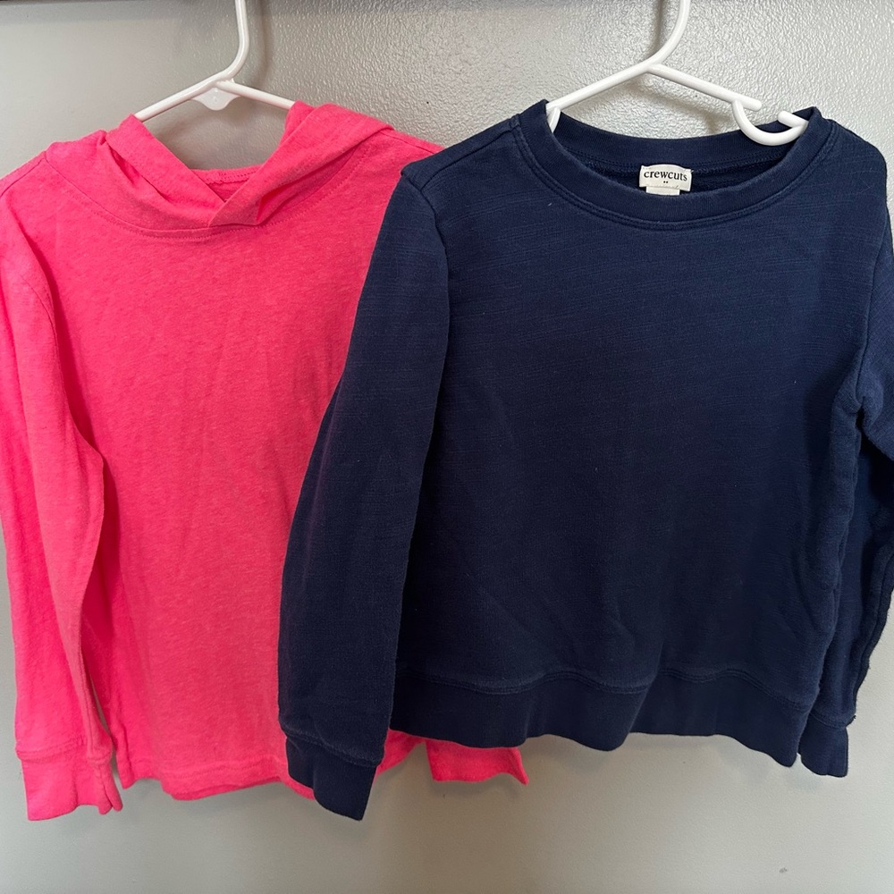 Cherokee Kids Pink and Blue Long Sleeve Tops